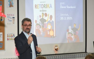 Davor Stanković u školskoj knjižnici