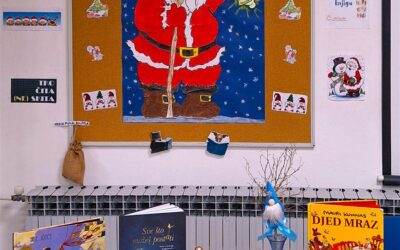 Predblagdansko druženje s prvašićima u knjižnici