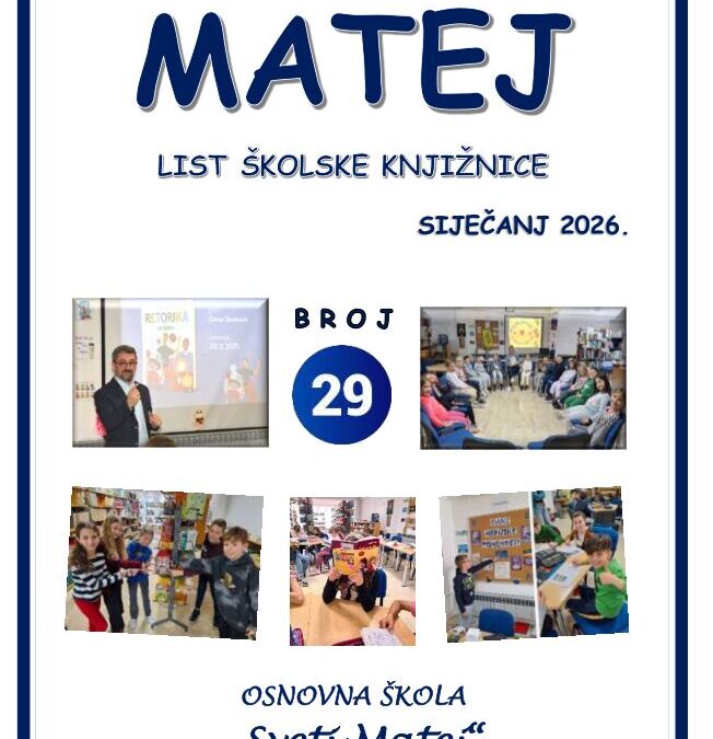 „MATEJ“ br. 29