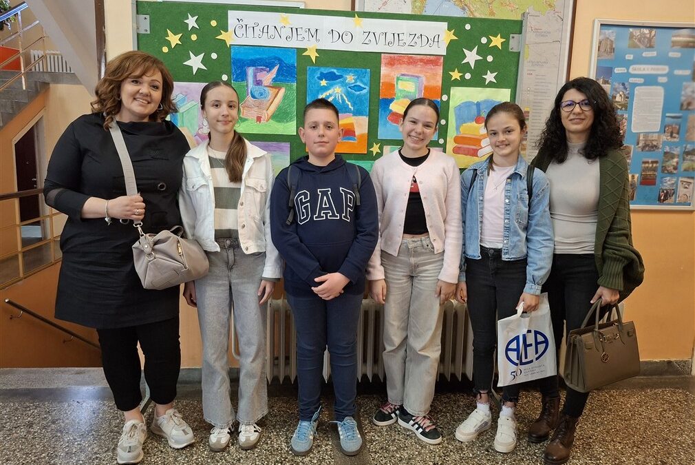 Naši učenici na županijskom natjecanju Čitanjem do zvijezda