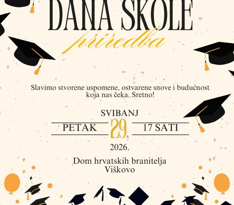 Pozivnica za Dan škole