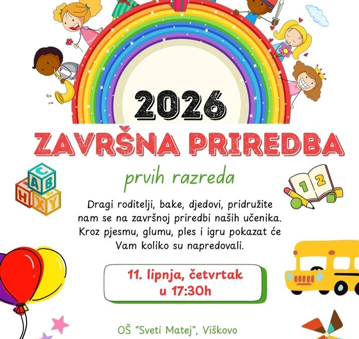 Završna priredba 1. razreda